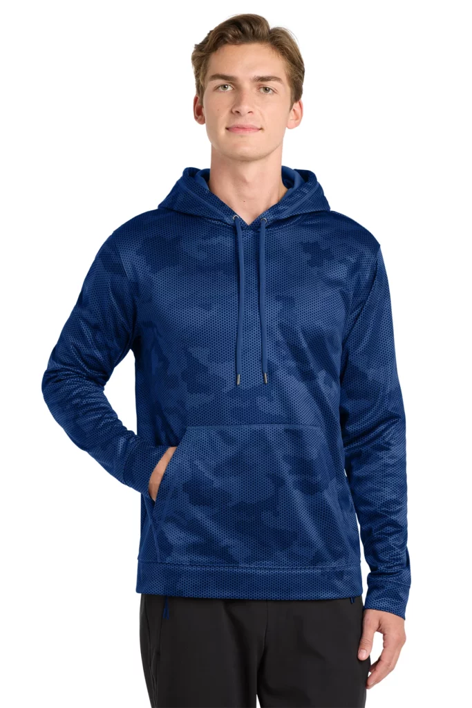 White Pine Middle School ST240 Sport-Tek® Sport-Wick® CamoHex Fleece Hooded Pullover